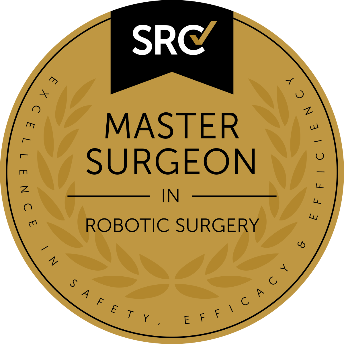 Surgeon of Excellence Robotic Surgery badge